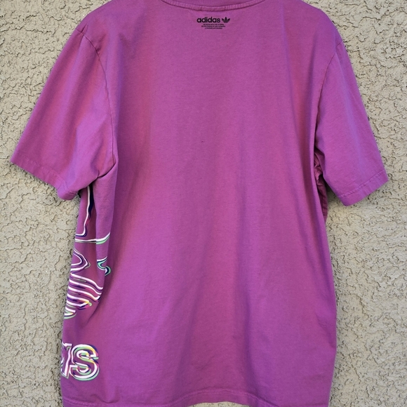 Adidas Pink Graphic Tee - Picture 4 of 5